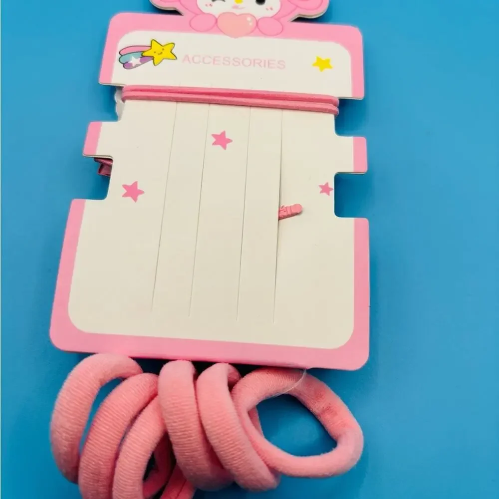 Hello Kitty Pink and Yellow Hair Clip 14 piece‎ Set